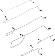 DURAFORCE 6 Pcs Fuel Injection Line Kit w/ Clamps for CAT Caterpillar 3406B 3406C 1917942