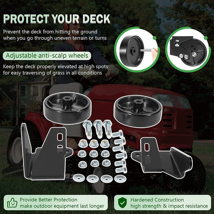 DURAFORCE for MTD Troy-Bilt Lawn Mower 38" 42" Deck Replace Tractor Deck Wheel OEM-190-183