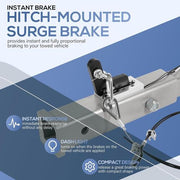 DURAFORCE Replace For RBS-4000 Receiver Style Brake System For 2” Hitch Receiver