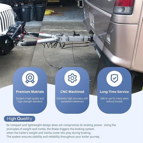 DURAFORCE Replace For RBS-4000 Receiver Style Brake System For 2” Hitch Receiver