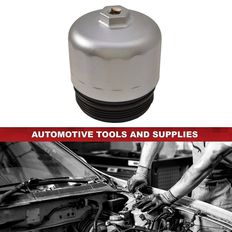 DURAFORCE 86.6mm 16 Flute Oil Filter Wrench Cap Housing Remover Tool For BMW Volvo