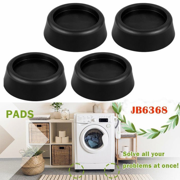 DURAFORCE Anti Vibration Washing Machine Support Anti-Slip Rubber Feet Pad Mat Base JB6368