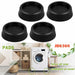 DURAFORCE Anti Vibration Washing Machine Support Anti-Slip Rubber Feet Pad Mat Base JB6368