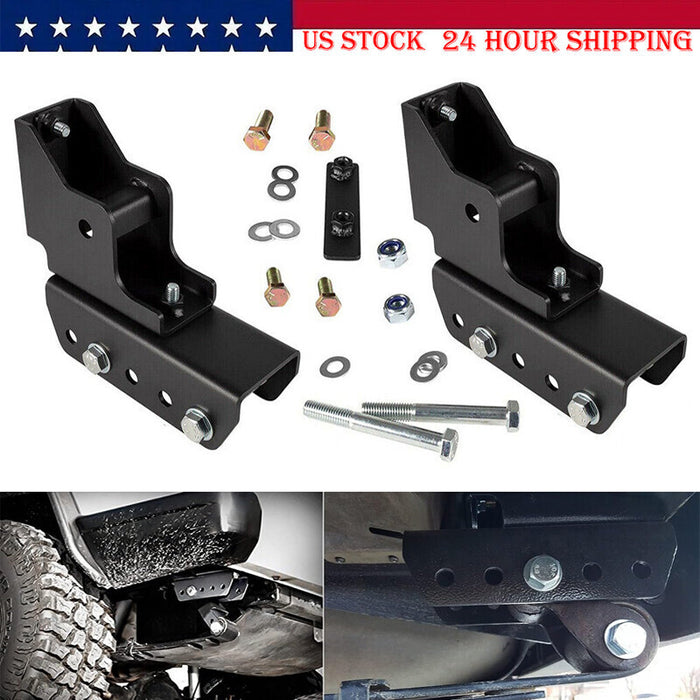 DURAFORCE 1.5" Rear Shackle Relocation Kit For 1984-2001 Jeep Cherokee XJ 2WD/4WD