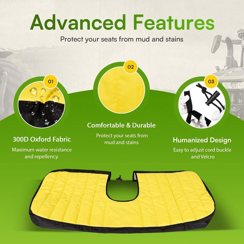 DURAFORCE Bench Seat Protect Cover for John Deere Gator XUV560 560E 590i Mid-Size LP66449