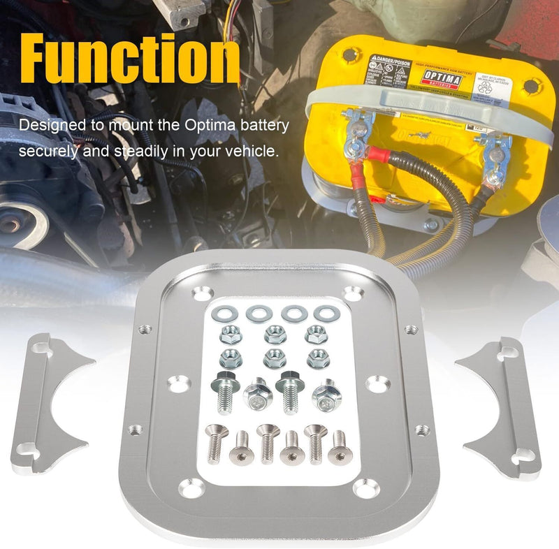 DURAFORCE Battery Pallet For Optima Battery Tray Red Yellow Blue Top 34 34/78 D34 D34/78