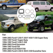 DURAFORCE Turbo Pedestal O-rings Seal Kit+ Base Gasket Set 72468 For Ford 7.3L Powerstroke
