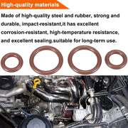DURAFORCE Turbo Pedestal O-rings Seal Kit+ Base Gasket Set 72468 For Ford 7.3L Powerstroke