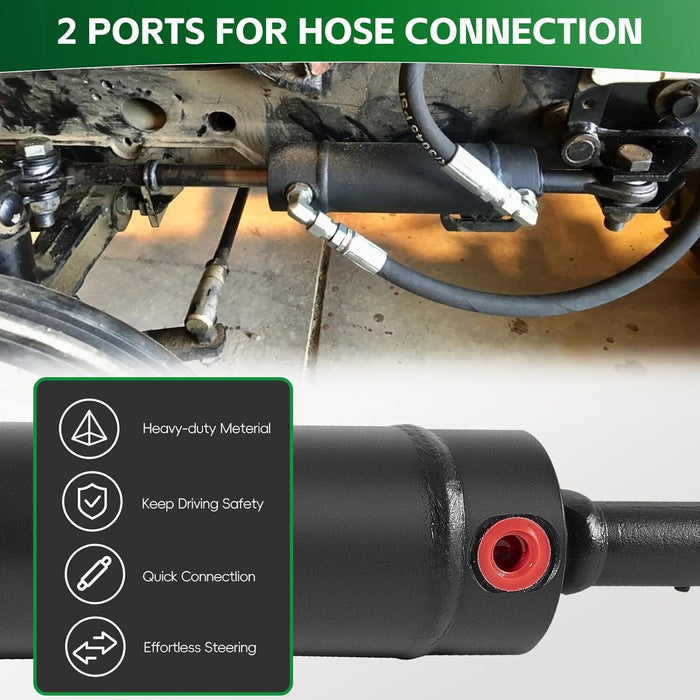 DURAFORCE Hydraulic Steering Cylinder For John Deere 322 332 318 AM108777 AM39310 AM105769