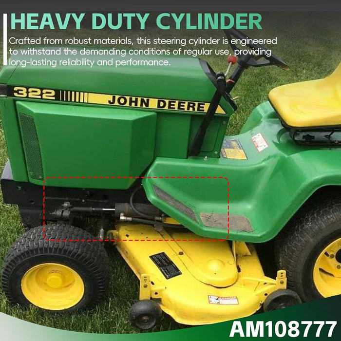 DURAFORCE Hydraulic Steering Cylinder For John Deere 322 332 318 AM108777 AM39310 AM105769