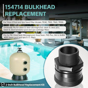 DURAFORCE 154714 Bulkhead Replacement 2-Inch For Triton II Filter TR50 TR60 TR100 TR140
