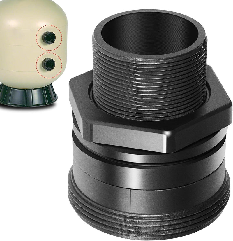 DURAFORCE 154714 Bulkhead Replacement 2-Inch For Triton II Filter TR50 TR60 TR100 TR140