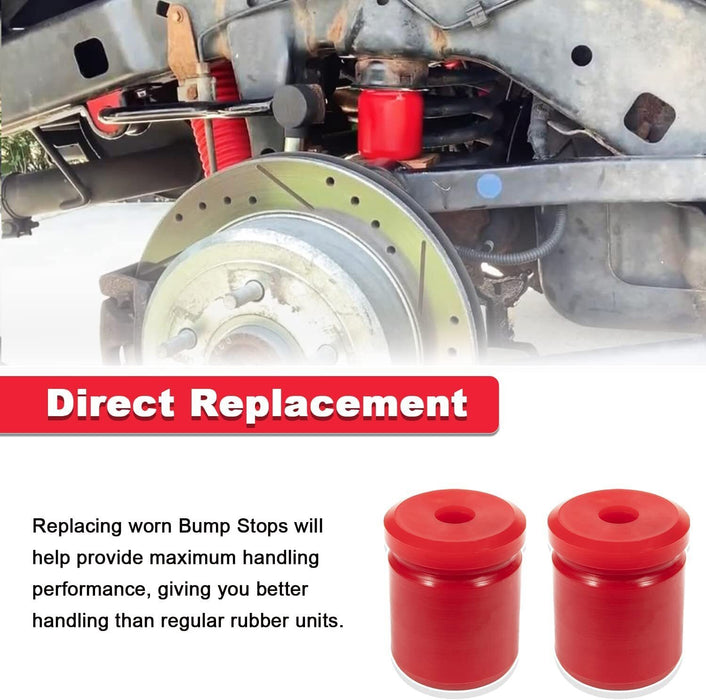 DURAFORCE 1-1304 Rear Polyurethane Bump Stop Fits for 2007-2018 Jeep Wrangler JK / JKU