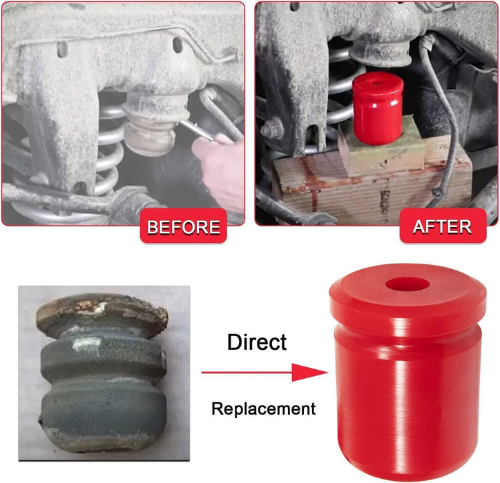 DURAFORCE 1-1304 Rear Polyurethane Bump Stop Fits for 2007-2018 Jeep Wrangler JK / JKU