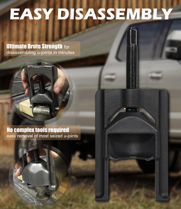 DURAFORCE 10105 Heavy Duty Universal Joint Puller Press Removal U-Joint Tool 1.0" to 1.25"