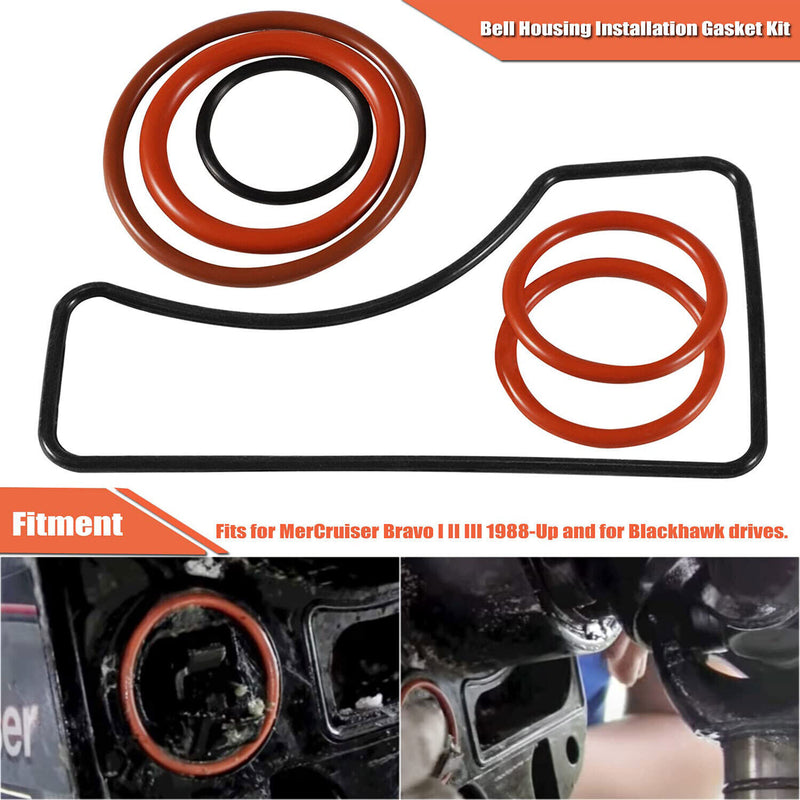 DURAFORCE For MerCruiser Bravo 1 2 3 Outdrive Bell Housing Install Gasket Kit 16755Q1