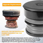 DURAFORCE Silicone Body Mount Bushing Kit for Ford F250 F350 2008-2016 Super Duty Crew Cab