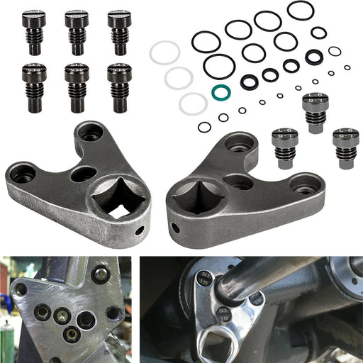 DURAFORCE 115225FS Seal Kit Trim/Tilt Cap +Trim/Tilt Pin Wrench MT0006 & MT0009 for Yamaha