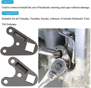 DURAFORCE 115225FS Seal Kit Trim/Tilt Cap +Trim/Tilt Pin Wrench MT0006 & MT0009 for Yamaha