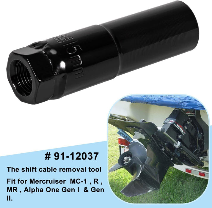 DURAFORCE Shift Cable Tool Socket 91-12037 For Mercruiser Alpha One Gen I Gen II,MC-1,R,MR
