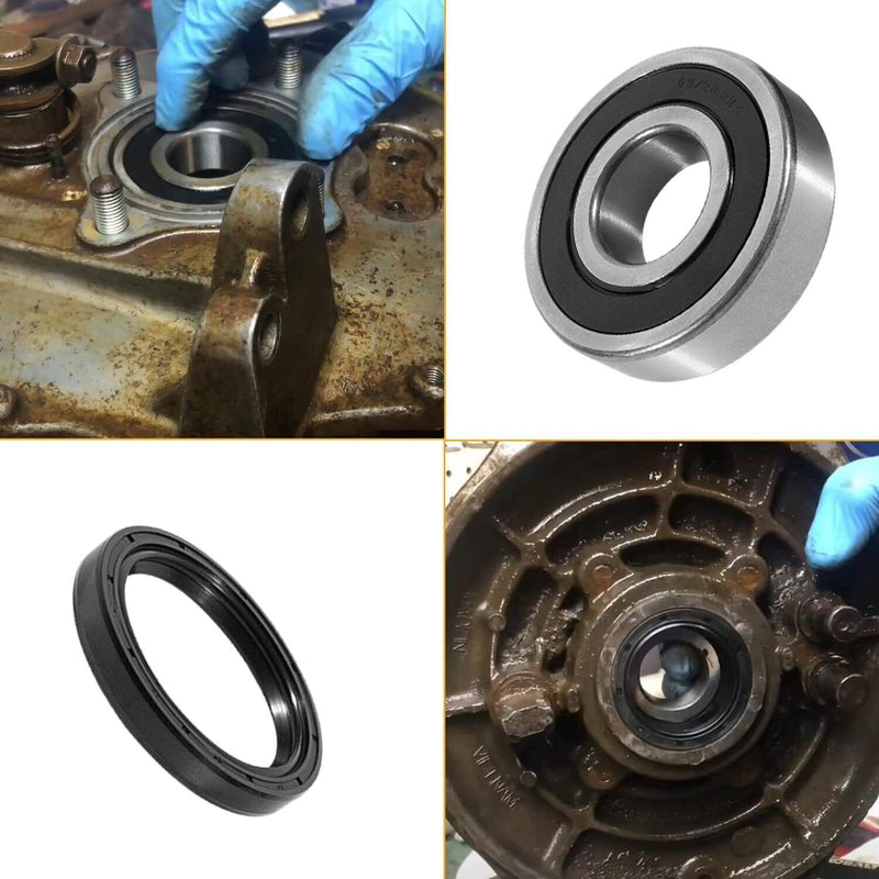 DURAFORCE Rear Wheel Axle Bearing Kit for 2014-2021 Honda Rancher 420 TRX420 Foreman 500