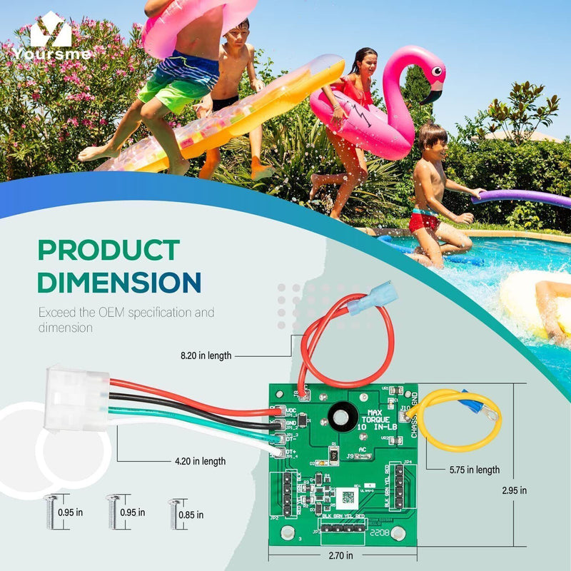 DURAFORCE 521218 521593 Load Center SCQ Surge Board for Pentair Intellitouch/Easytou