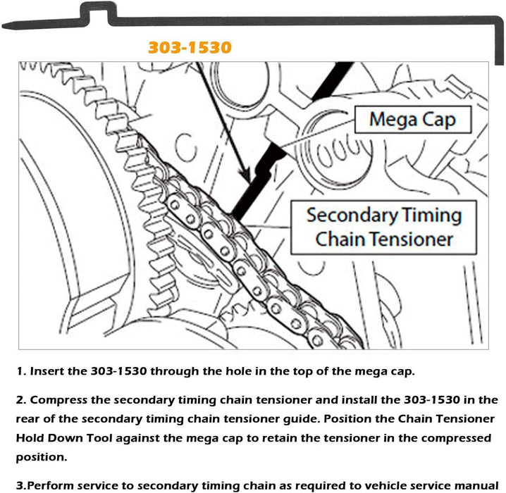 DURAFORCE Camshaft Holding Tool Kit Timing Alignment Holder Tool Set for Ford 3.5L 3.7L 4V