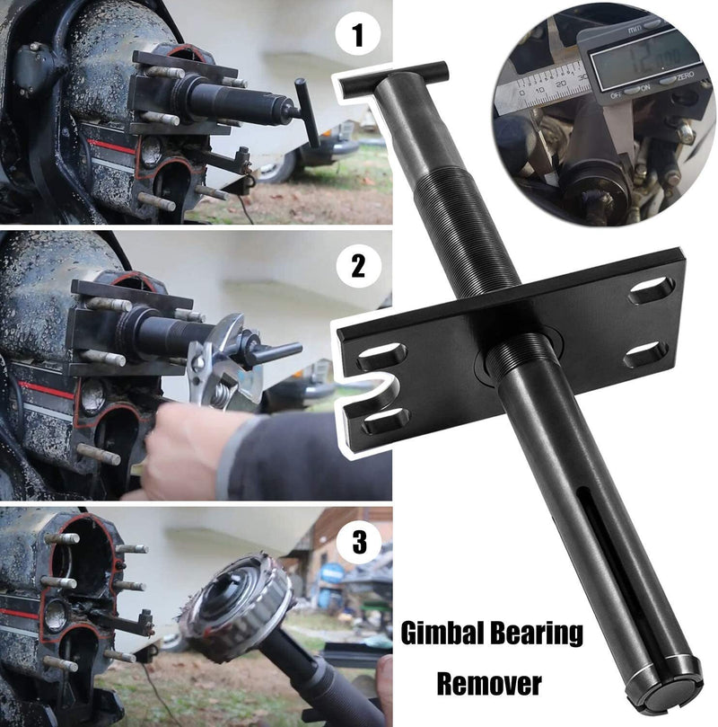 DURAFORCE Gimbal Bearing Puller + Alignment & Hinge Pin Tool Kit for Mercruiser Alpha Bravo