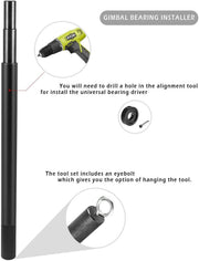 DURAFORCE Gimbal Bearing Puller + Alignment & Hinge Pin Tool Kit for Mercruiser Alpha Bravo