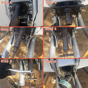 DURAFORCE Gimbal Bearing Puller + Alignment & Hinge Pin Tool Kit for Mercruiser Alpha Bravo