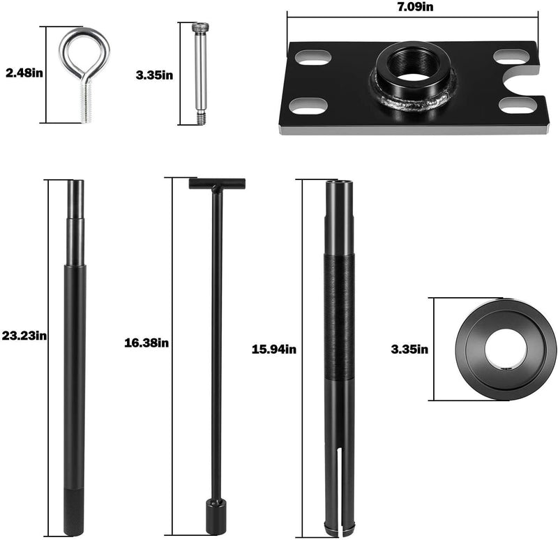 DURAFORCE Gimbal Bearing Puller + Alignment & Hinge Pin Tool Kit for Mercruiser Alpha Bravo
