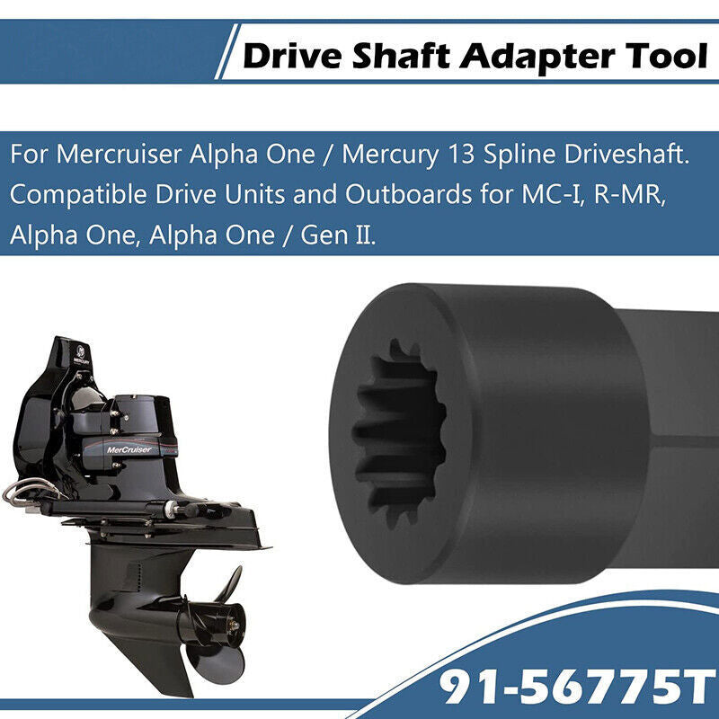 DURAFORCE Drive Shaft Adapter for Mercury Mercruiser Alpha One 90220 18-9854 91-56775T
