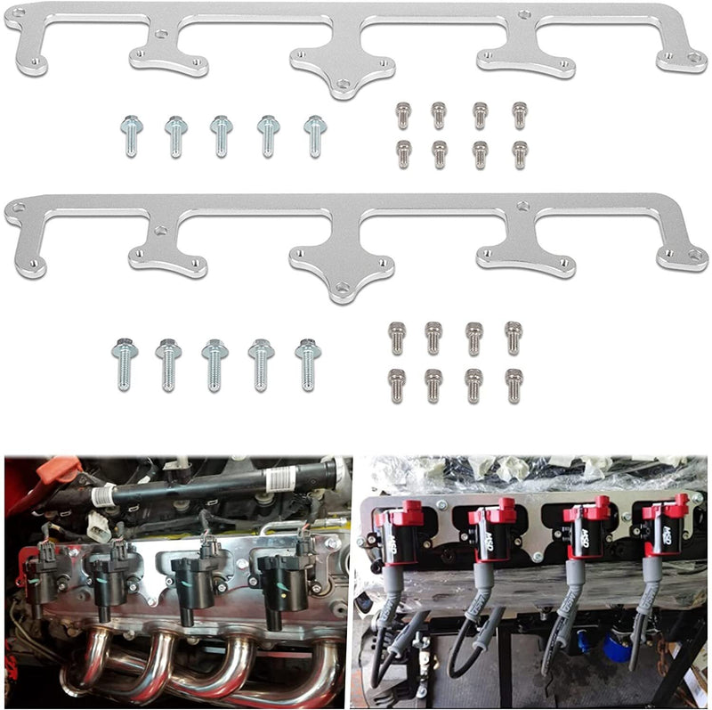 DURAFORCE Truck Side Bolt Coil Brackets Mount Valve Cover for 5.3L LS 19005218 D585 LSX