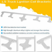 DURAFORCE Truck Side Bolt Coil Brackets Mount Valve Cover for 5.3L LS 19005218 D585 LSX