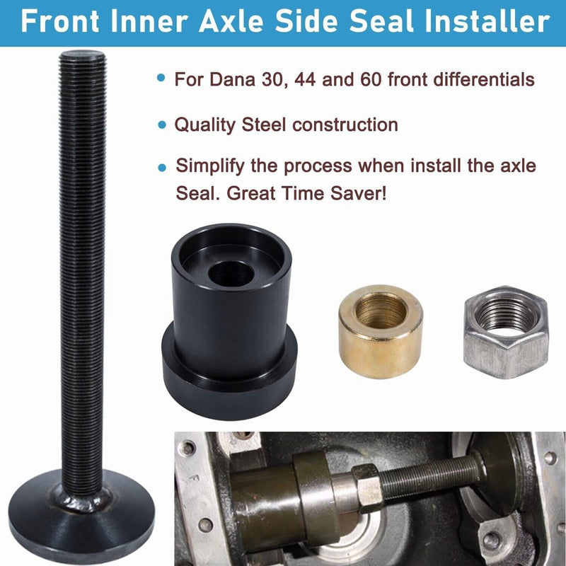 DURAFORCE Inner Axle Side Seal Installation Tool for Dana 30, 44 & 60 Front Differentials