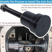 DURAFORCE Inner Axle Side Seal Installation Tool for Dana 30, 44 & 60 Front Differentials