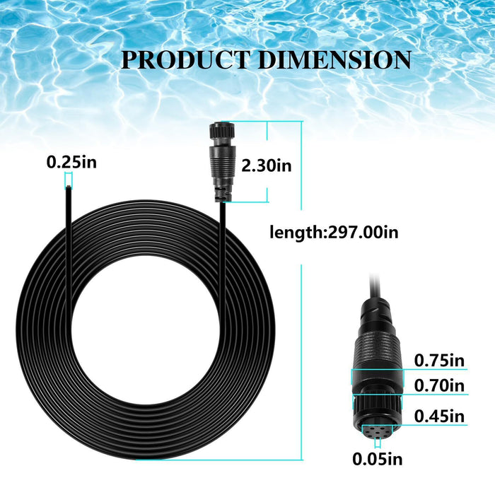 DURAFORCE For Pentair SuperFlo VS/VST, WhisperFlo VS/VST Communication Cable 25', 356324 Z