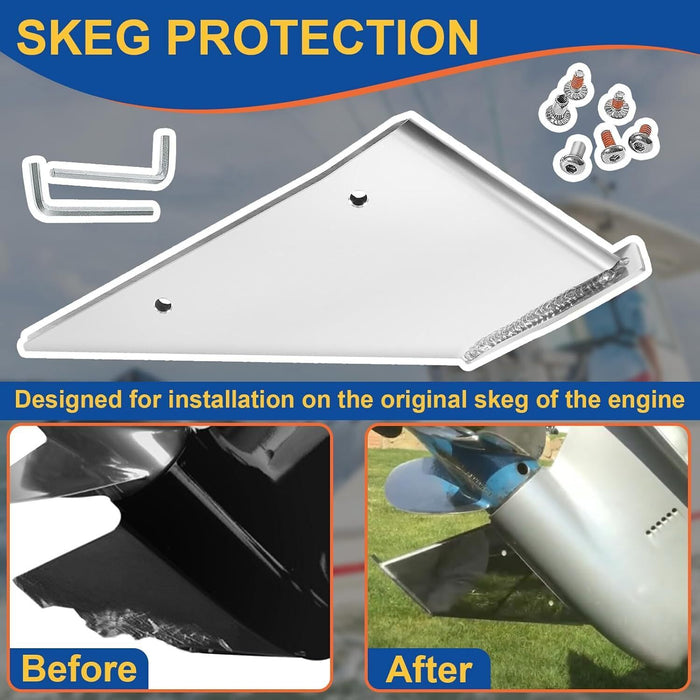 DURAFORCE 27341 Safe-Skeg Protector Repair Kit Fit Mercury Mariner 40 50 60 HP 2&4 Stroke