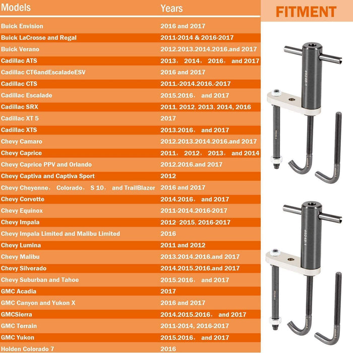 DURAFORCE 6706 Fuel Injector Rail Assembly Remover Tool EN-49248 For Chevy GMC Cadillac GM