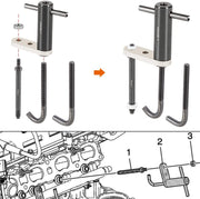 DURAFORCE 6706 Fuel Injector Rail Assembly Remover Tool EN-49248 For Chevy GMC Cadillac GM