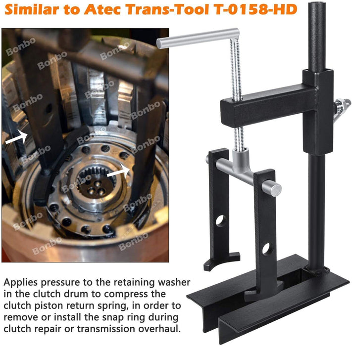 DURAFORCE Clutch Drum Spring Compressor Transmission Tool T-0158-HD For Chrysler, GM, Ford