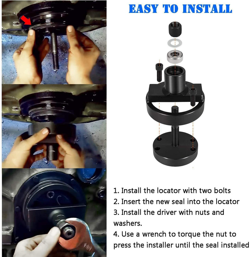DURAFORCE JDG476 Crankshaft Rear Main Seal Installer for John Deere Servicegard 6076