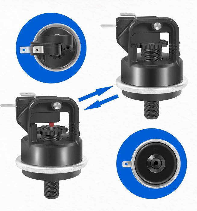 DURAFORCE Water Pressure Switch for Hayward Universal H-Series Low Nox Pool Heater