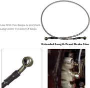 DURAFORCE 1068 Extended Front/Rear Brake Lines for Polaris RZR 800/S 800/4 800/XP 900/570
