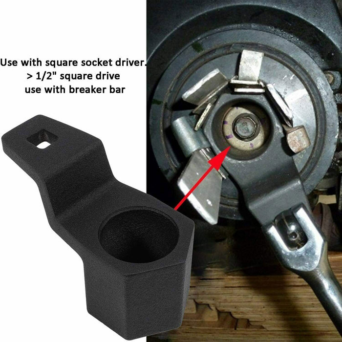 DURAFORCE 19mm Harmonic Balancer Socket and 50mm Crankshaft Pulley Wrench Holder for Honda