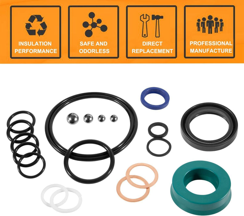 DURAFORCE For Sears Craftsman 328.12160 Floor Jack 2 Ton Seal Replacement Repair Kit 21Pcs