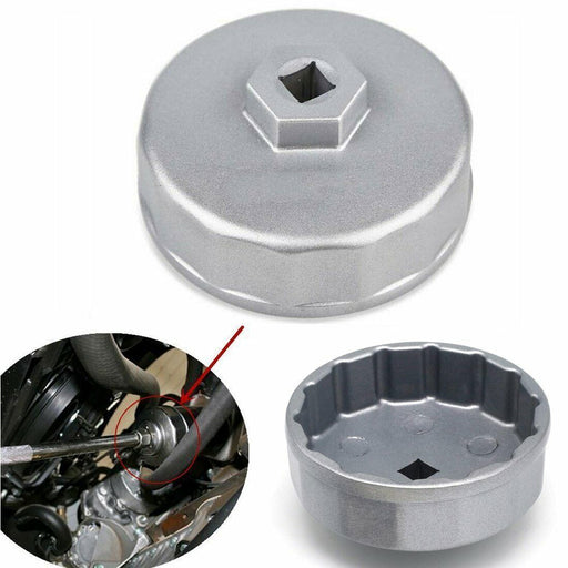 DURAFORCE 74mm Oil Filter Wrench Socket Remover Caps Tool for Mercedes Benz Audi Toyota VW