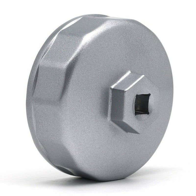 DURAFORCE 74mm Oil Filter Wrench Socket Remover Caps Tool for Mercedes Benz Audi Toyota VW