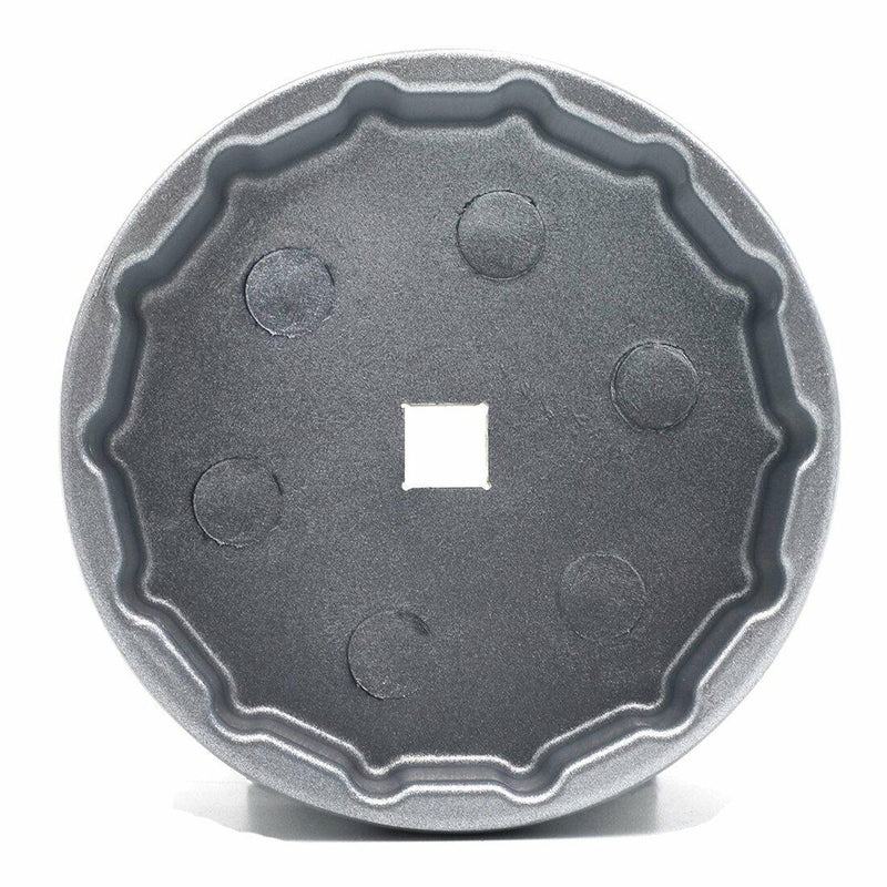 DURAFORCE 74mm Oil Filter Wrench Socket Remover Caps Tool for Mercedes Benz Audi Toyota VW