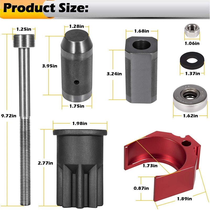 DURAFORCE 9U-6891 Injector Sleeve Tool+Injector Height Tool+Socket for CAT 3406E C-15 C-16